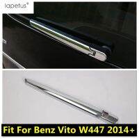 “{ 》} อุปกรณ์เสริมสำหรับ Mercedes-Benz Vito W447 2014-2021กระจกหลังที่ปัดน้ำฝนป้องกันชุดตะแกรงเคลือบโครเมี่ยมสำหรับภายใน ABS ตกแต่ง