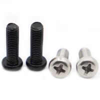 M1 M1.2 M1.4 M1.6 M2 M2.5 M3 M4 Mini Micro Small Black Steel A2-70 304 Stainless Steel Cross Phillips Pan Head Screw Round Bolt