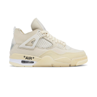 รองเท้าผ้าใบ Jordan 4 x Off-White Sail (W) - PROSPER