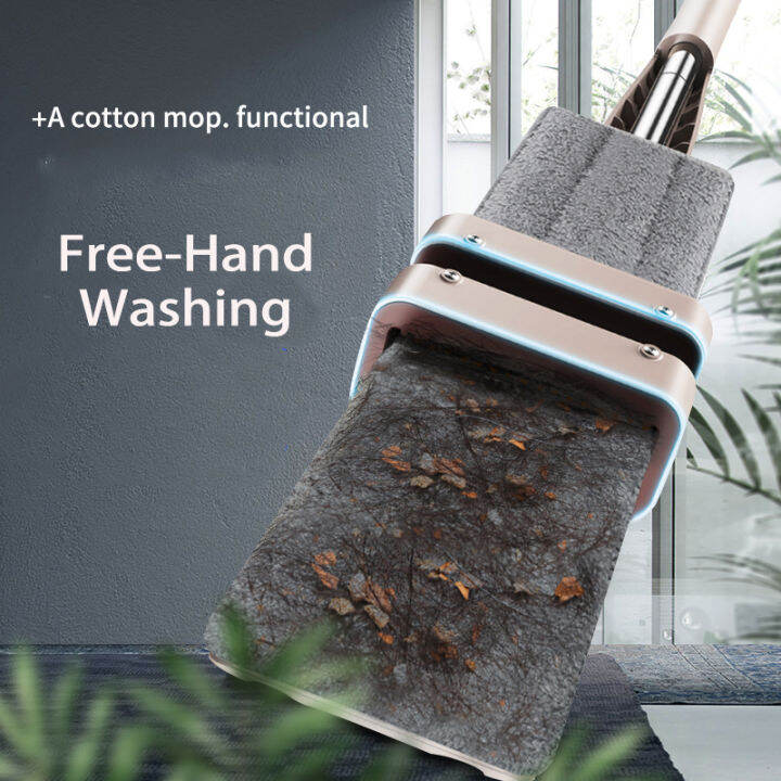 free-hand-washing-floor-mop-lazy-double-wipe-flat-mop-rag-for-microfiber-pad-cleaning-kitchen-home-mop-360-rotating-magic-mop