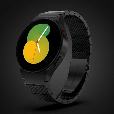สายคาร์บอนไฟเบอร์,สำหรับนาฬิกา [spot goods66]Samsung Galaxy Watch 5 4 44มม. 40มม. สายรัดนาฬิกาข้อมือ Pro 45มม.