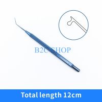 Lester Curved Shaft Hooks Ophthalmic Instrument Lester IOL Manipulator For Lens Titanium Alloy Ophthalmic Hooks