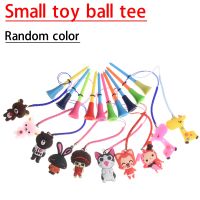 【YF】❒❣卍  3Pcs/set plastic golf ball sit Rubber Tees Holder w Braided Rope for golfer colorful tee with toy new