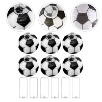 6 Pcs China Soccer -shape Lantern Party Decoration Outdoor Lanterns Sports-themed Japanese Folding Paper Creative DIY