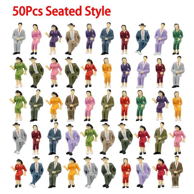 50-100pcs-1-87-scale-model-miniature-architectural-painted-models-human-scale-model-abs-plastic-people-figures-random-poses