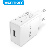 Vention USB Wall Charger 1 Port 12W Fast Charging EU Plug USB Charger for