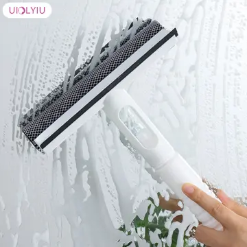 Window or Sliding Door Track Cleaning Brush, Window Blind Duster, 2-in-1  Windowsill Sweeper, Blue Hand-held Groove Gap,1PCS 