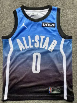 2023 NBA All Star Yellow 0#TATUM Hot Pressed Jersey