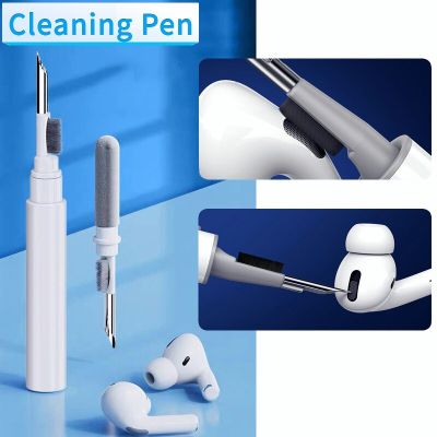 Cleaning Pen For Airpods Bluetooth Earphones Wireless Headphones Earbuds Cleaner Kit Brush Headsets Case Clean Tools For phone Headphones Accessories