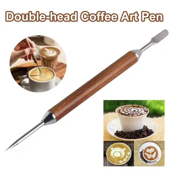 Stainless Steel Coffee Pull Flower Needle Coffee Foam Art Needle