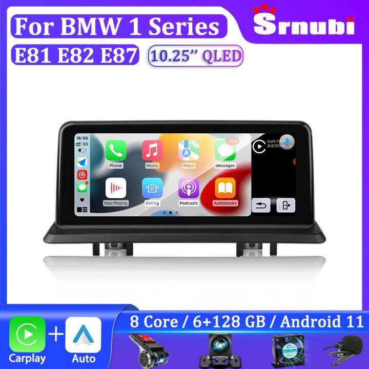 Srnubi Android 2 Din Car Radio Wireless Apple Carplay Auto For BMW 1 ...