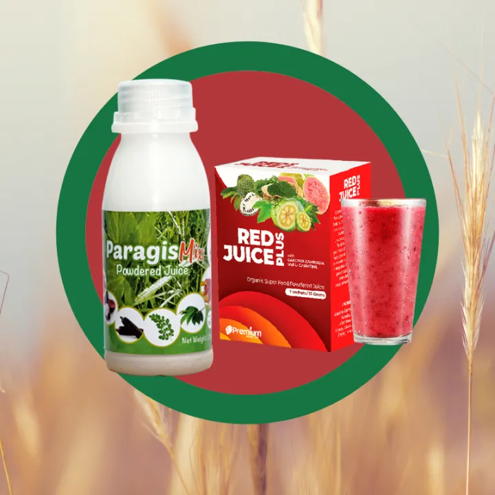 Safe And All Natural Organic 1 Bottle Paragis Mix + 1 Box (7 Sachets