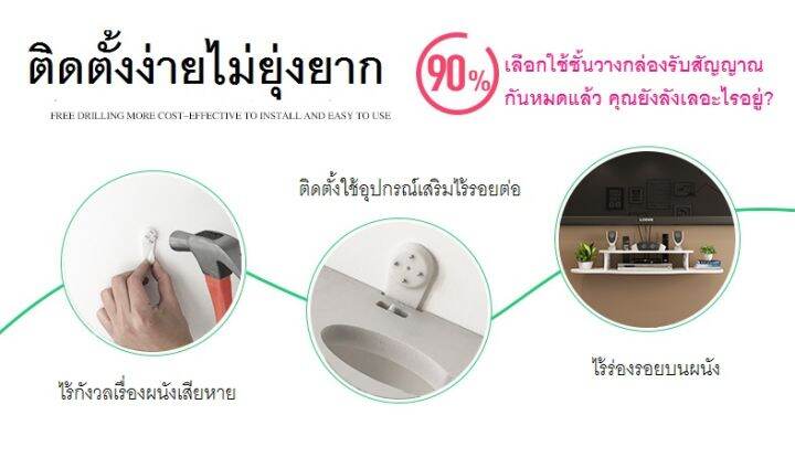 ชั้นวางของ-ชั้นวางติดผนัง-ชั้นวางกล่องสัญญาณไวไฟ-ชั้นวางรีโมท-ชั้นวางหรูหรา-ชั้นวางดูแพง-ชั้นวางยอดนิยม-ชั้นวางกันน้ำ-ไม่มีเชื้อรา-ไม่มีกลิ่น