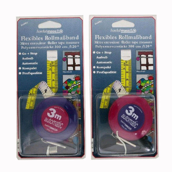 3m German tape measure purple retractable tape measure with chain