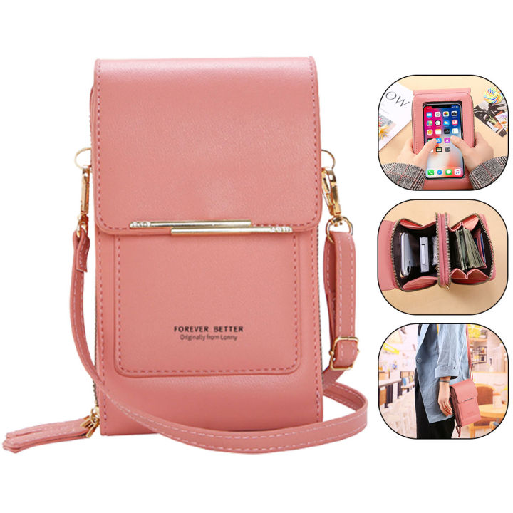 PALAY Women Small Cross-Body Phone Bag Stylish PU Leather Mobile Cell Phone Pouch Women Purse Wallet Sling Bag with Detachable Strap, Mini Shoulder