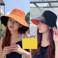 【Clearance】【Special】Summer Sun Hat หมวกโพลีเอสเตอร์ตกปลาเดินป่าพร้อมเชือก Windproof กว้างสำหรับกิจกรรมกลางแจ้ง