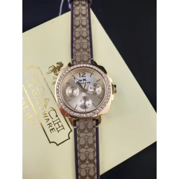 Coach Women's Boyfriend Signature Fabric Logo Watch 34mm 14502509