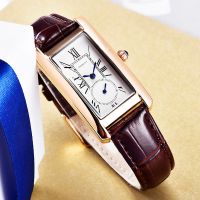 REBIRTH Brand Watch Women Elegant Retro Watches Fashion Ladies Quartz Watches Clock Women Casual Leather Women  39;s Wristwatches