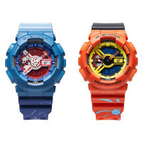 Casio G-Shock นาฬิกาข้อมือผู้ชาย สายเรซิน รุ่น GA-110SAS21,GA-110SAS21-2PFN,GA-110NAR21,GA-110NAR21-4PFN x NARUTO LIMITED EDITION