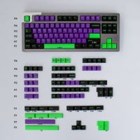 171 Key Aifei Two-Color Mecha01 Keycap Purple Cherry Profile Mechanical Keyboard 64/87 And Other Different Layouts