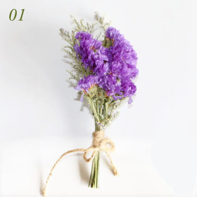 p5u7 1PC Wedding Flowers Bouquet Fresh Preserved Mini Natural Dried Flowers Gifts Decorative Babysbreath Photography