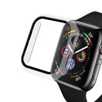 กระจก + ฝาครอบสำหรับนาฬิกา Apple 7 41มม. 45มม. ปกป้องหน้าจอสำหรับ IWatch Series 6 SE 5 4 3 2 1 38มม. 40มม. 42มม. 44มม.