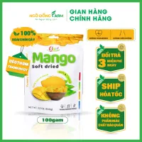 Xoài Sấy Dẻo 100G Nguyên Miếng Tự Nhiên - Đạt Chuẩn Xuất Khẩu - Ngô Đồng Farm