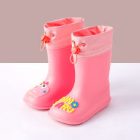 Children Rain Boots Rubber Boots Kids Water Shoes EVA Baby Cartoon Waterproof Non-slip Cartoon Dinosaur Rainshoes