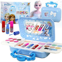 ❂▥❆ xing lu nan Disney Princess Frozen Makeup Set for Girl Toys for Kids Birthday Gift Children Make Up Toys Elsa Anna Kids Halloween Makeup Set