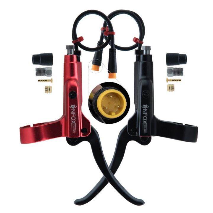 Electric Bike Brake Handle 3 Pin For EBike Bafang Hall Motor Hydraulic