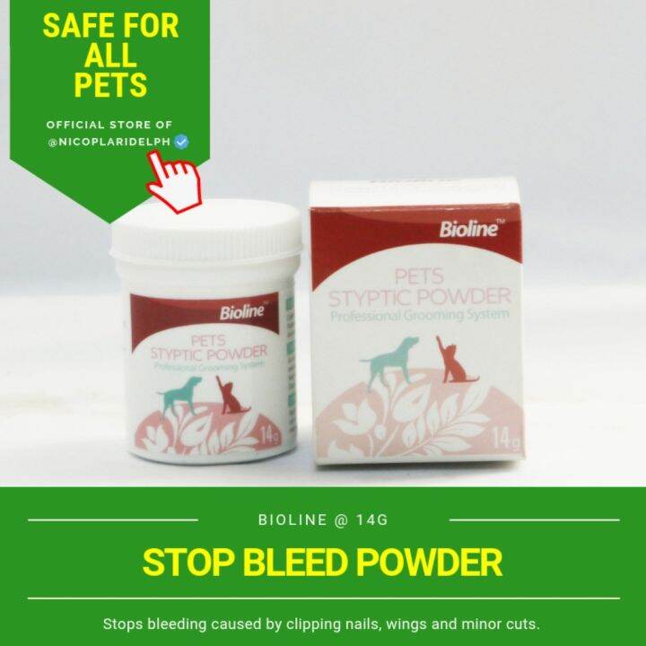 Bioline Styptic Powder to Stop Bleeding Fast from Minor Cuts Scrapes
