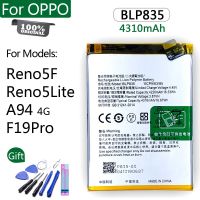 100% Blp835สำหรับ Reno5f Reno5 Lite A94 4G F19 Pro 4310Mah แบตเตอรี่สำรอง