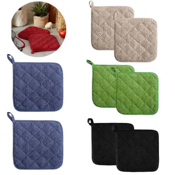 Multipurpose Cotton Pot Holder Cooking Square Potholders Heat Resistant Hot  Pads Table Placemat Kitchen Tool Baking Accessories