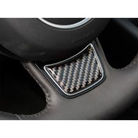 ♈℗۞ Carbon Fiber Car Interior Steering Wheel Trim Cover Sticker For Audi A1 A3 A4 A5 A6 Q3 Q5 Q7 S3 S4 S5 S6 S7 etc