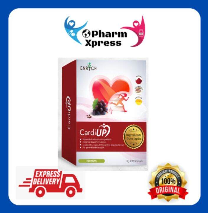 Enrich Cardiup Mix Fruits 8gx20sachets (Astaxanthin, grape seed extract