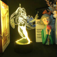 Genshin Impact Night Light Anime Game Figure Lamp For Festival Party Decor Indie Kid Birthday Gift Venti Xiao Klee Raiden Sho