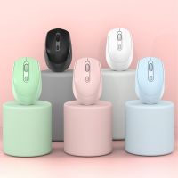 2.4GHz Bluetooth-compatible Dual Mode Wireless Mouse Rechargeable Noiseless Gaming Mouse Adjustable 1600 DPI Mice For Laptop PC