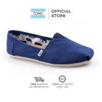 TOMS_ รองเท้าลำลองผู้ชาย แบบสลิปออน (Slip on) รุ่น Classic Navy Canvas รองเท้าลิขสิทธิ์แท้