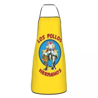 Los Pollos Hermanos Breaking Bad Aprons Unisex Sleeveless Kitchen Bib TV Household Cleaning Pinafore Aprons