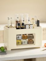 ◎ stainless steel condiment storage chopsticks knife countertop multi-functional box kitchen utensils home