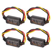 4Pcs 16 Modes Adjustable LED Brake Light Flasher Strobe Controller Universal for Car Motorcycle