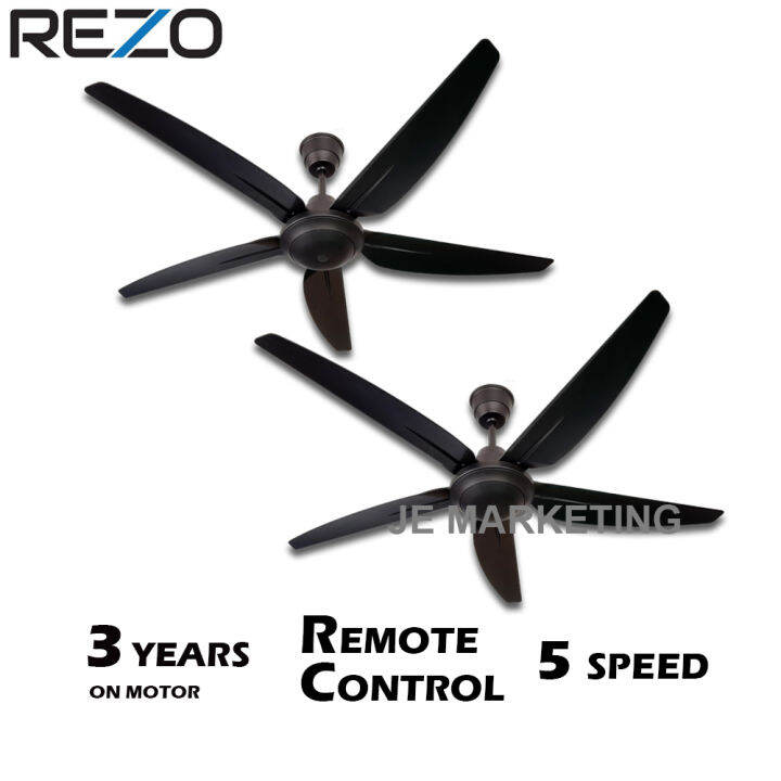REZO 56" REMOTE CONTROL CEILING FAN VENTUS MY56 Lazada