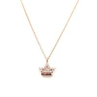 Princely diamond pendant Necklace จี้เพชรพร้้อมสร้อยคอ รุ่น  Crown Collection