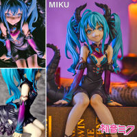 Figure ฟิกเกอร์ จากการ์ตูนเรื่อง Vocaloid Project Diva โวคาลอยด์ โปรเจกต์ดีวา Hatsune Miku Villain ฮัตสึเนะ มิกุ ฮัท สึ เนะ มิคุ วายร้าย Noodle Stopper ปีศาจสาว นางฟ้าโวคัลลอยด์ ไอดอลสาวสุดป๊อป Ver Anime Hobby โมเดล ตุ๊กตา อนิเมะ การ์ตูน มังงะ ของขวัญ