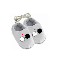 20211 Pair Soft Electric Heating pad Slipper USB Foot Warmer Shoes Cute Rabbits christmas Gift Practical Safe And Reliable Plush