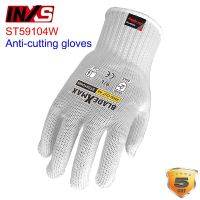 SAFETY-INXS ST59104W Level 5 Anti-cutting gloves white BladeX fiber anti cut gloves Machine made Food cutting safety glove