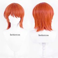 Nami Wig Anime Cosplay Wig Orange Red Heat Resistant Cosplay Wigs Anime Nami Women Girl Wigs Halloween Party Short Wigs +Wig Cap