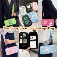 READY STOCK! For Sony Sport S9 Bone Conduction Headphones Case Live-action cute cartoons for Sony Sport S9 Earphone Portable Storage Bag Carry Box Pouch