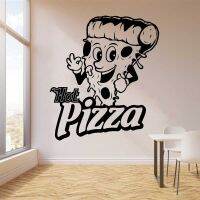 【CW】 Hot Pizza Fast Food Wall Decals Italian Restaurant Doors And Windows Posters Stickers Removable A715