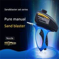 【พร้อมสต็อก】ป้องกันสนิม Sandblaster อากาศอัดแก้วหลุมฝังศพเครื่องพ่นทรายที่มีหัวฉีดขนาดเล็ก